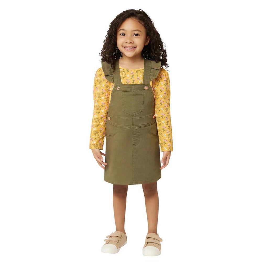 New BCBG Girls Kids Jumper Set 2-piece, Green Size 6